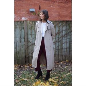 Vintage Grey Trench Coat